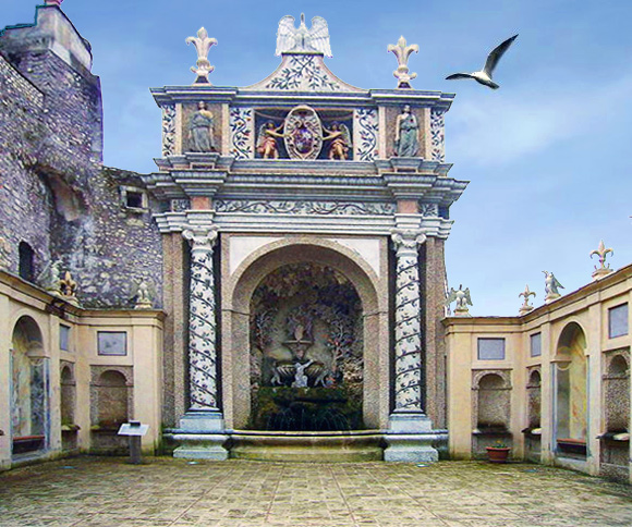 Villa D'Este - fontana della civetta